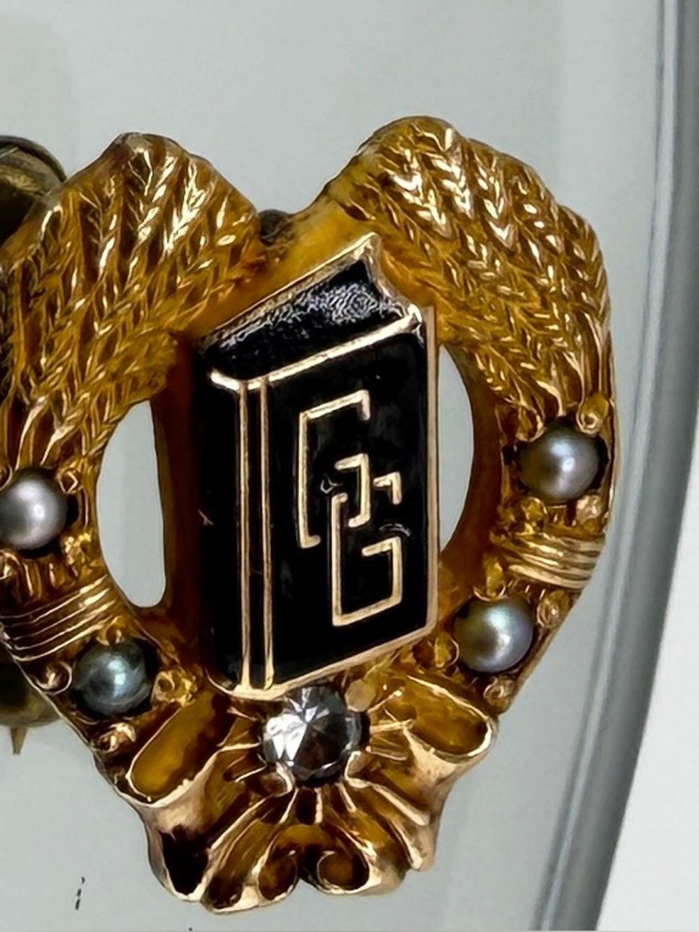 Vintage LDS Mormon Golden Gleaner
GG Award Pin To 1/10 10K Gold